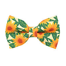 Made By Cleo? Sunflowers Cat Bow Tie