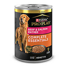 Purina Pro Plan Complete Essentials Adult Wet Dog Food - Grain Free, Beef & Salmon, 13 oz
