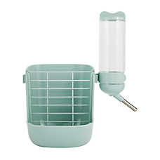 Full Cheeks&trade; Small Pet 2-in-1 Drink & Dine Hay & Water Dispenser