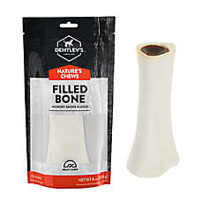 Dentley's? Nature's Chews Small Filled Femur Bone Dog Chew - Hickory BBQ