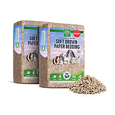 Small Pet Select Brown Paper Bedding - 2 Pack