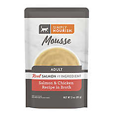 Simply Nourish Adult Wet Cat Food - Natural, Mousse, 3 Oz