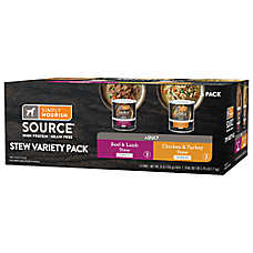 Simply Nourish Source Adult Wet Dog Food - Variety Pack, 6 ct