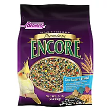 Brown's® Encore® Premium Cockatiel Food - Daily Diet