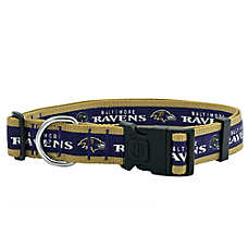 Pets First Baltimore Ravens Satin Dog Collar