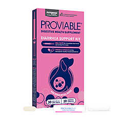Nutramax Dog Proviable Probiotics & Prebiotics Digestive Supplement Kit, 30 ml Paste/10 Capsules
