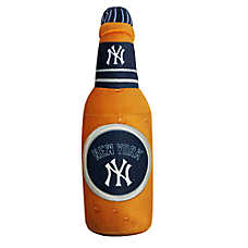 Pets First New York Yankees Plush Bottle Dog Toy