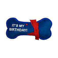 Celebrations Buttons & Bones - Birthday Bone Dog Toy