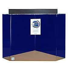 Clear-For-Life 50 Gallon Pentagon UniQuarium Acrylic Fish Tank Built-In Filtration
