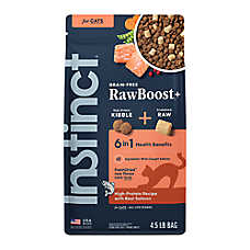 Instinct? Raw Boost Cat Food, Natural, Grain Free Recipe, Freeze Dried Raw, Salmon