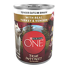Purina ONE? True Instinct Adult Dog Wet Food - 13 Oz., High-Protein, Natural