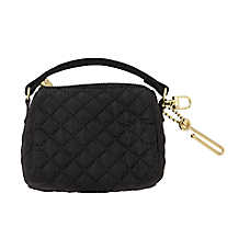 Top Paw? Quilted Fashion Poop Bag Dispenser, Leash Attachment