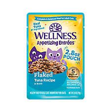 Wellness? Appetizing Entrees Adult Cat Wet Food - Grain Free, Flaked, 2.8 OZ