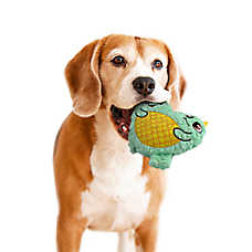 Bite Force Gmason Double Monster Squeaker Crinkle Plush Tough Dog Toy