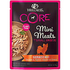 Wellness CORE Mini Meals Shredded All Life Stage Wet Dog Food - Natural, Grain Free