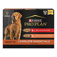 Purina Pro Plan Complete Essentials Variety Pack Adult Wet Dog Food - 13 oz, 12 Count