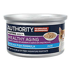Authority Healthy Aging Senior Wet Cat Food - Pate, 3 Oz.