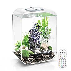 biOrb LIFE 15 Aquarium with Multi Color LED - 4 Gallon Fish Tank