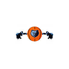 Pets First NBA Grizzlies Nylon Basketball Rope Dog Toy