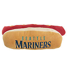 Pets First Seattle Mariners Plush Hot Dog Dog Toy