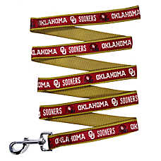 Pets First NCAA Oklahoma Satin Dog Leash