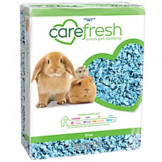 carefresh® Small Pet Bedding - Rabbit, Guinea Pig, Hamster - Odor Control, Absorbant - Blue, 23-50L
