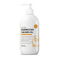 Chew + Heal Dog Norwegian Salmon Oil Skin + Coat Supplement - 8 fl oz, 32 fl oz