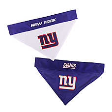 Pets First New York Giants NFL Reversible Bandana