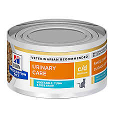 Hill's? Prescription Diet? c/d Multicare Urinary Care Wet Cat Food - Tuna & Vegetable Stew