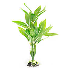 Top Fin? Artificial Large Leaf Aquarium Plant - Fish Tank Plant Decor - 11 in