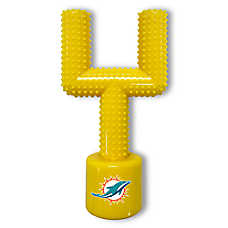 Miami Dolphins Hard Nylon Football Goal Post Dog Chew Toy
