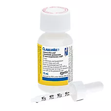 Clavamox (amoxicillin and clavulanate potassium for oral suspension) Drops for Dog & Cat, 15 mL