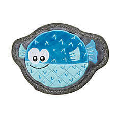 Joyhound? Rip Roarin? Tough Puffer Fish Plush Dog Toy
