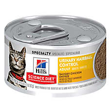 Hill's? Science Diet? Adult Wet Cat Food - Urinary Hairball Control Entree, 2.9 oz