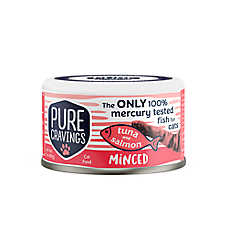 Pure Cravings Mercury Tested Adult Wet Cat Food - Grain Free, Minced, 3 Oz
