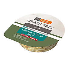 Simply Nourish? Grain Free Wet Dog Food - Shreds & Flaked, Chicken & Tuna Stew, 3 oz