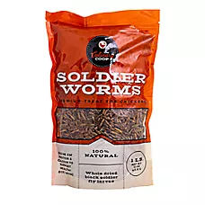 Culinary Coop Dried Soldier Worms - Pet Bird Treats
