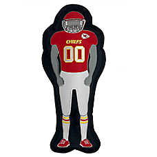 Pets First Kansas City Chiefs Player Tough Dog Toy