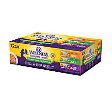 Wellness? Complete Health? Pate Favorites Adult Cat Wet Food Variety Pack - Grain-Free, 12ct