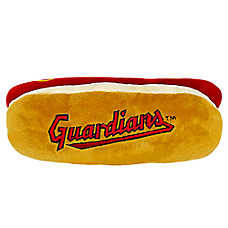 Pets First Cleveland Guardians Hotdog Dog Toy