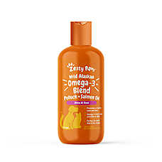 Zesty Paws Dog & Cat Wild Alaskan Omega-3 Skin & Coat Support - Pollock & Salmon Oil, 8-32 fl oz