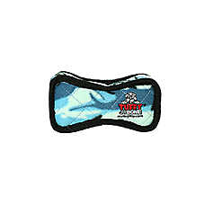 TUFFY? JR Bone Thick Blue Camo Dog Toy