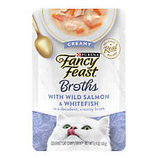 Fancy Feast? Creamy Broth Cat Wet Treat - Limited Ingredients, Grain Free, 1.4 oz