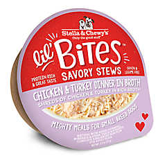 Stella & Chewy's Lil Bites Savory Stews Small Breed Adult Wet Dog Food - Beef & Turkey