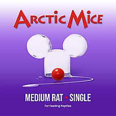 Arctic Mice Frozen Medium Rats - Snake Food - 1 ct