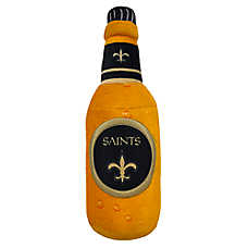 Pets First New Orleans Saints Plush Bottle Dog Toy