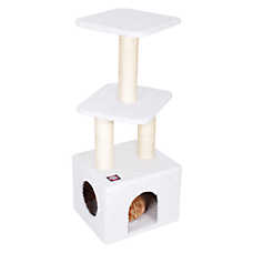 Majestic Pet 40-in Casita Cat Tree, Off White