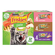 Friskies? Pate Adult Wet Cat Food Variety Pack - 12 Ct, 66 Oz