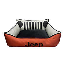 Jeep Grill Cuddler Dog Bed - Adventure Orange, Small