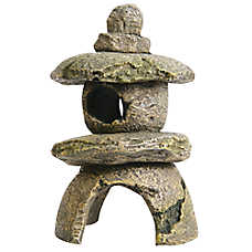 Top Fin? Balinese Lantern Aquarium Ornament - Fish Tank Decor - Small